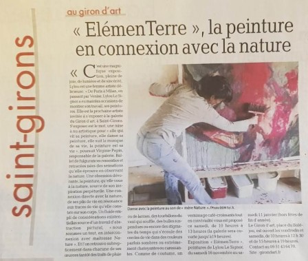 Article Expo ElemenTerre Lylou Le Signor - 2019, févr. 2024